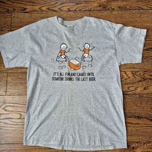 T-Shirt Beer Theme Fun Graphic Shirt